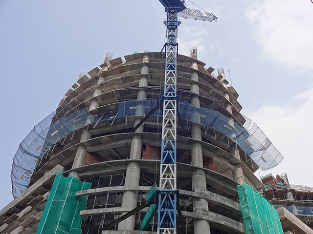 red de seguridad de la construcci&oacute;n