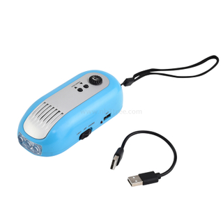 3LED Dynamo Radio Flashlight with Power Bank