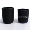 Wholesale Home Decoration Frosted Black Series Glass Candle Jar 