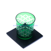 200 ml Japanese cherry blossom hand cut glass tumbler and beer glass cup