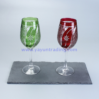 wine glass drinking cocktail wine glasses with stone coaster