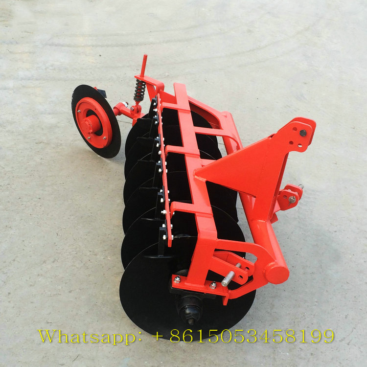 Paddy field disc plough for tractor