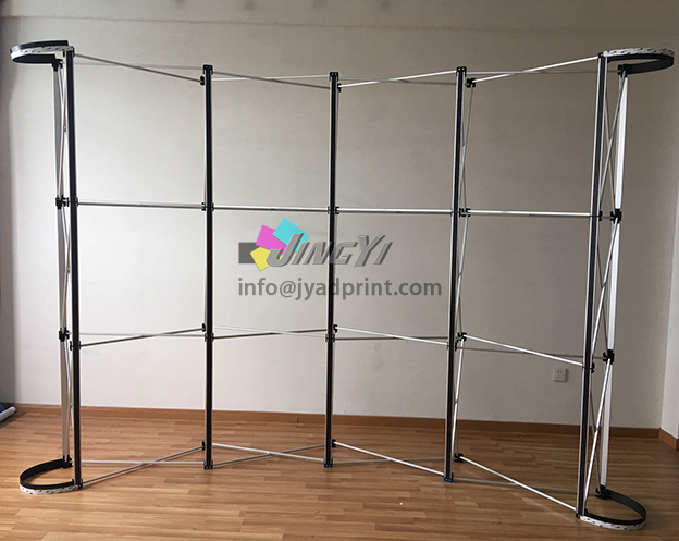 High Quality Trade Show Combo (a POP up backdrop + 2 roll up banner + a Display Podium/Case), With custom Printing, Custom 3X3M Exhibition Booth