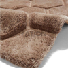 5'×8' Contemporary Brown Shag Carpet Decor Area Rug