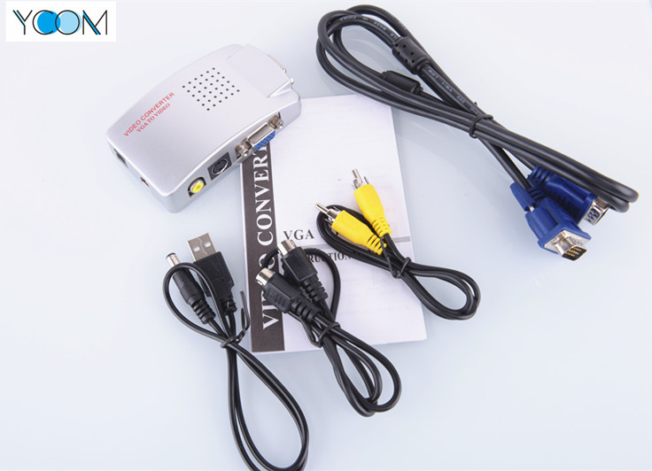 VGA to TV AV RCA Signal Adapter Converter