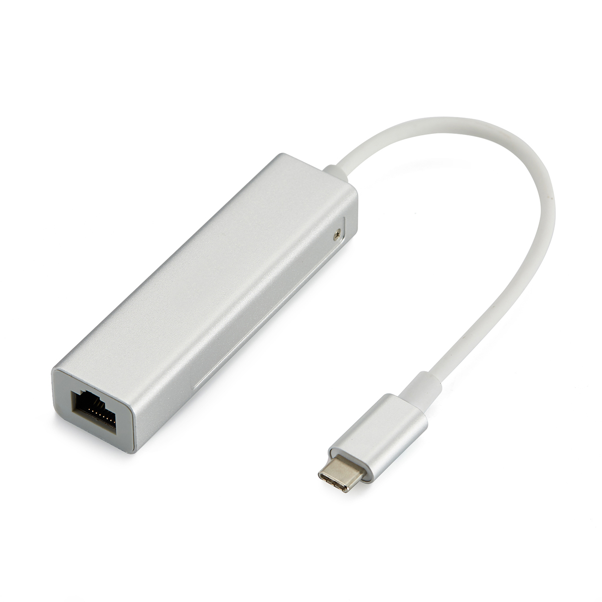 Concentrador de puertos USB 3.1 tipo C USB-C de 3 puertos con adaptador de red LAN Gigabit Ethernet