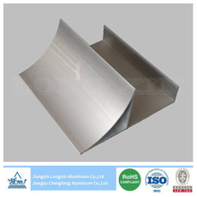 Silver Anodizing Aluminium Profile as Round Corner