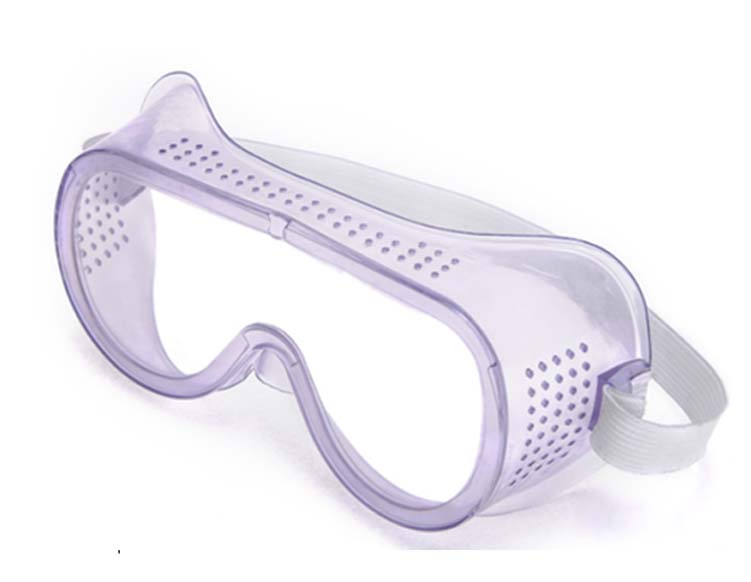 0.7mm PVC multi holes protective safety goggles