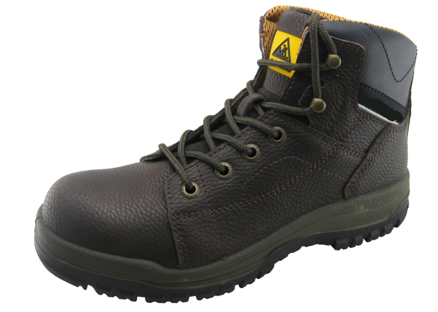 Genuine leather PU sole mining shoes safety work shoes