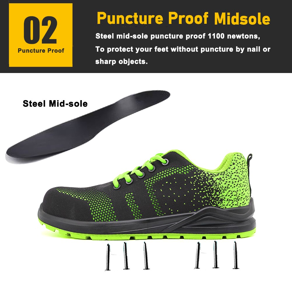 Steel Toe Anti Puncture Sport Safety Shoes Cheap