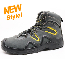 ENS021 fashionable antistatic suede leather hiking safety shoe fiber toe