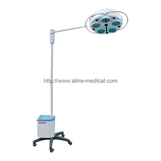 emergency operation shadowless lamp with 5 reflectors