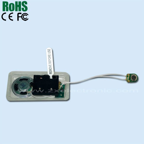 Waterproof sound chip for cloth or shoes