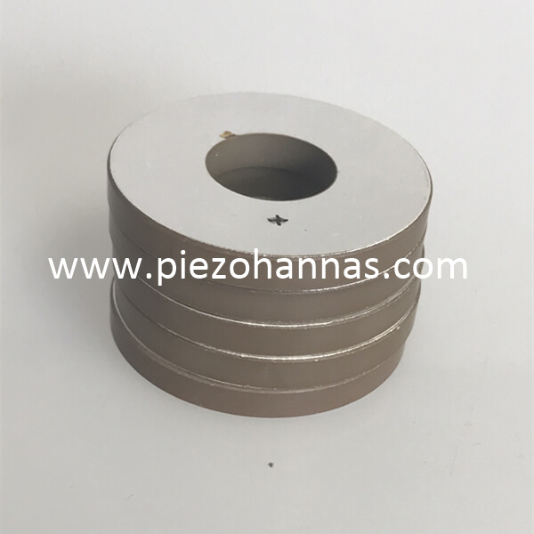 Pizz material piezocerâmico anéis piezoelétrico transdutor