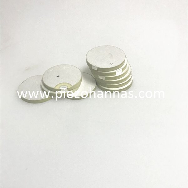 Transductores piezocerámicos de disco de cerámica PZT para la venta para el sensor de copia de seguridad