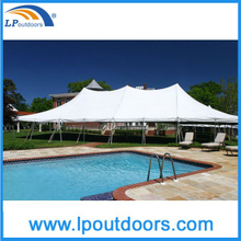 夏日室外泳池遮阳防紫外线绳拉帐篷