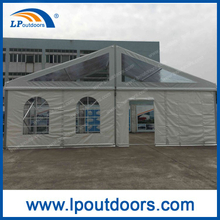 10-метровая прозрачная палатка из ПВХ с верхней крышкой для свадебного мероприятия