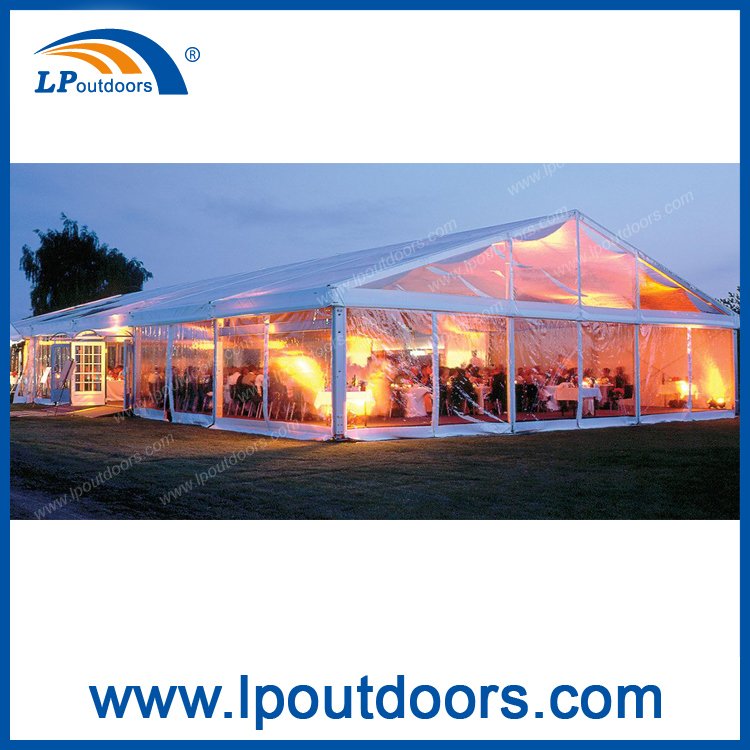 Carpa para eventos de transparencia clara de lujo medio al aire libre 