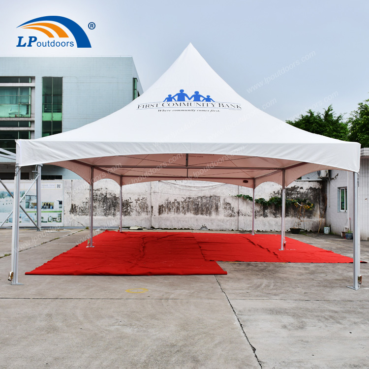 Арендная палатка с двойной верхней рекламной рамкой 6X12 м для мероприятия