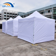 Carpa plegable blanca para feria comercial con dosel plegable al aire libre impresa personalizada de 3x3m