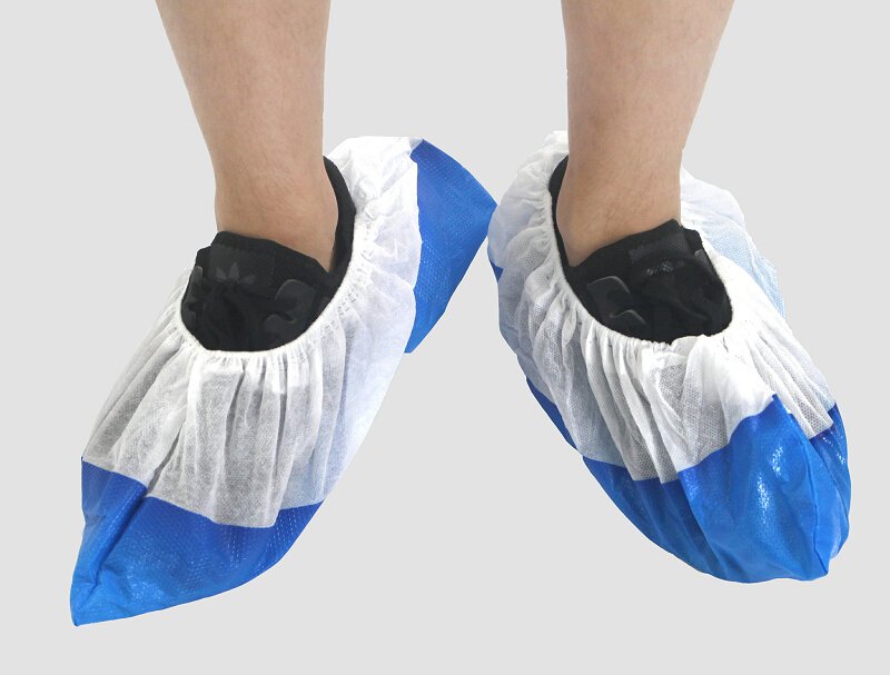PP+CPE waterproof shoe cover - Buy hospital Shoe Cover, medical shoe ...