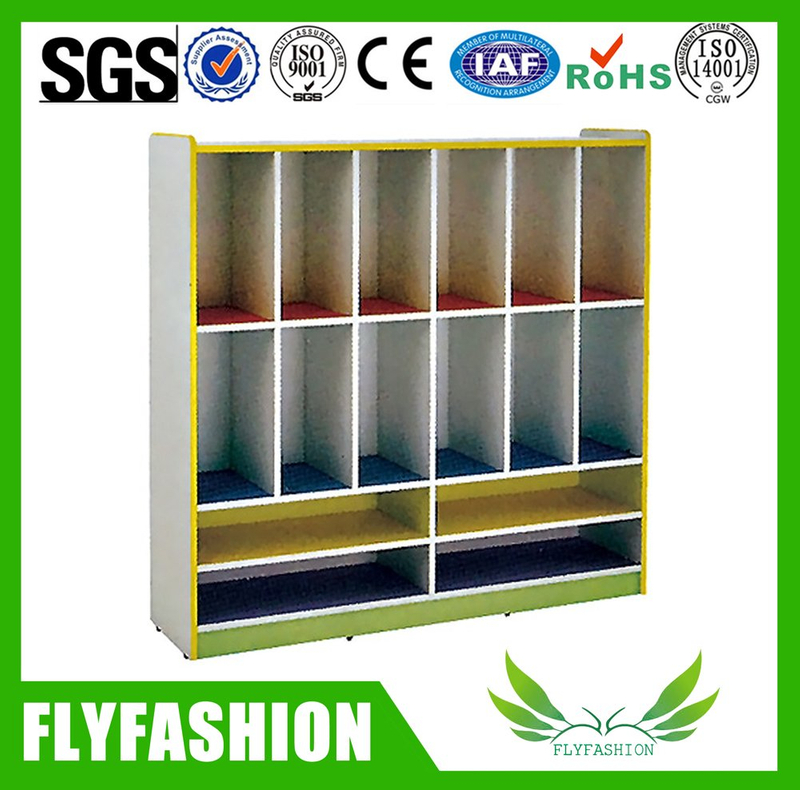 wood furniture multi-grid storage cabinet for school (SF-121C)