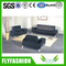 Black Leather Sofa (OF-16)