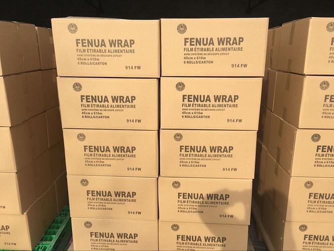 PVC film bungkus makanan kemasan karton