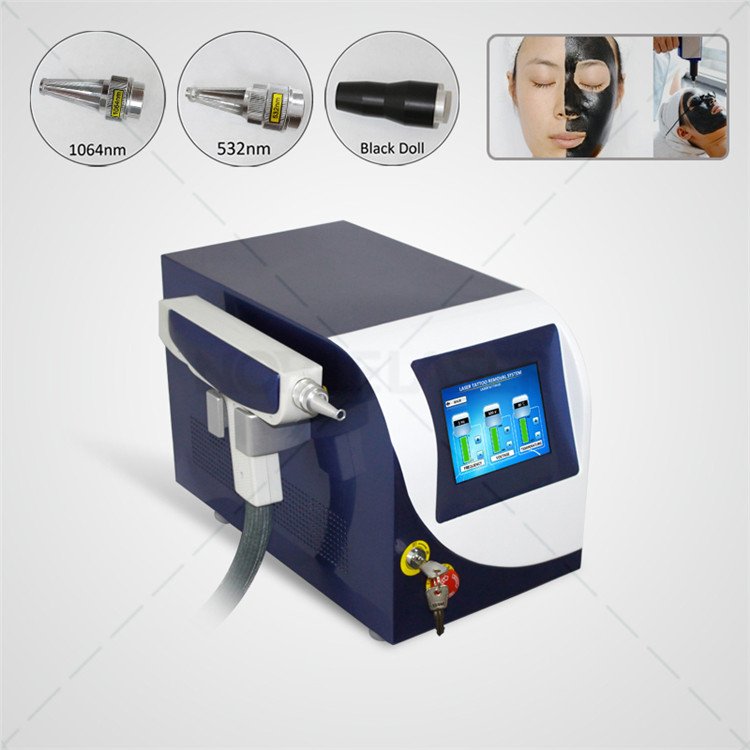 1064nm 532nm q Switched ND YAG Laser Tattoo Entfernungsmaschine