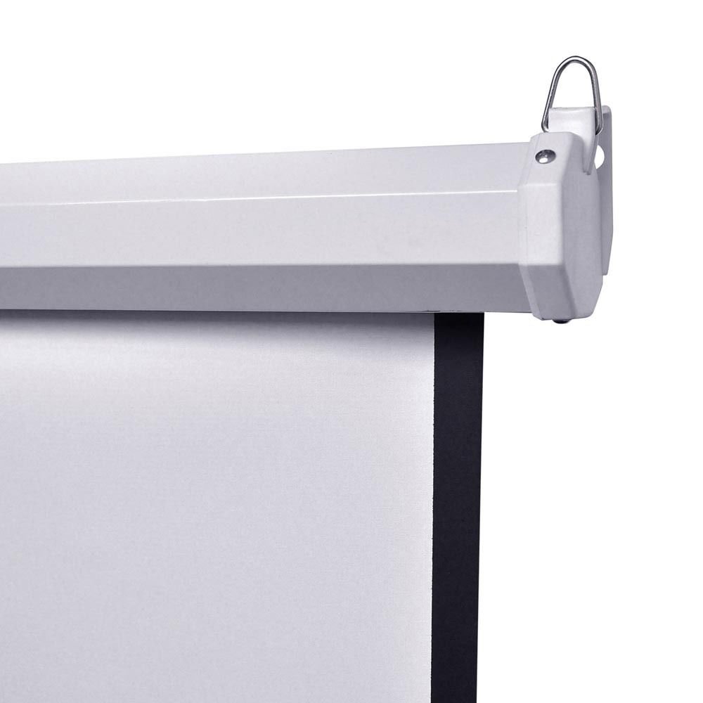 Portable Manual Wall Projection Screen Pull Down Projector Screen