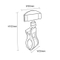 Clear Swivo lip Sign Holder System PST5-P