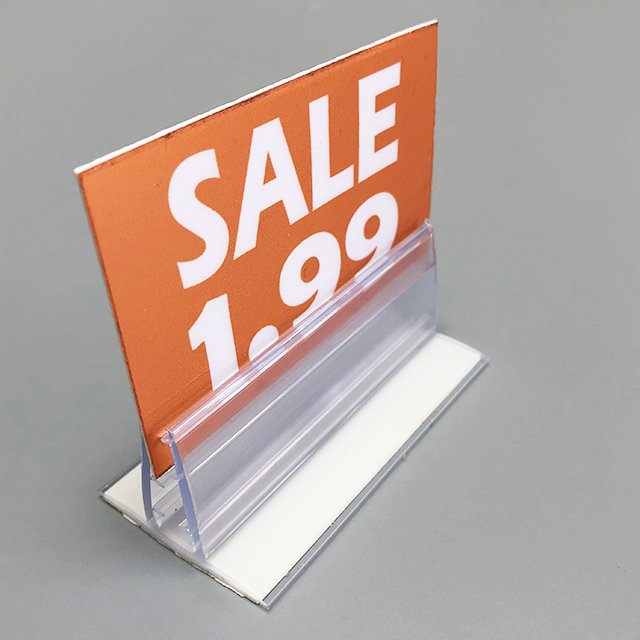Wide Base Adhesive Sign Gripper Base W30mm SG-C16S