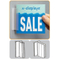 Hinge Sign Gripper with Adhesive Base SG-C15