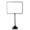 Shovel Base Retail Sign Frame Adjustable Height Black 14"W X11"H