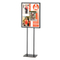 Economy Black Poster Stand W/Weighted Base 22x28 MF2228BK