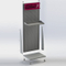Peg Board Display Rack with Shelf MW-S01