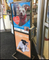 22 x 28 Poster Stand Double Sided, 2-Tiered Display - Black