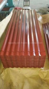 Acero de PPGI/hoja acanalados del material para techos del metal/del hierro en el color de Ral