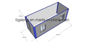 Paquete plano prefabricado 20 pies 40 pies de casa del envase
