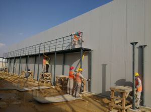 M&oacute;viles prefabricados modulares golpean abajo la casa del campo
