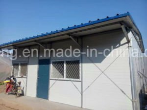 Casa prefabricada de la buena calidad del bajo costo del certificado de la ISO para vivir