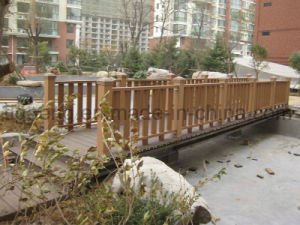 Suelo c&oacute;modo descalzo ULTRAVIOLETA anti de gama alta de la terraza de DIY WPC