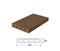 Decking compuesto pl&aacute;stico de madera de la fibra de las tarjetas s&oacute;lidas de madera del PE WPC