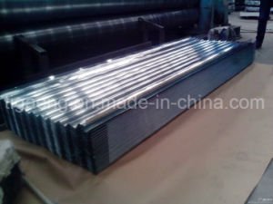 Azulejo de material para techos de acero galvanizado acanalado de gama alta para Ganonese