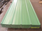 Hoja de acero acanalada galvanizada cubierta color del material para techos del c&oacute;digo de Ral