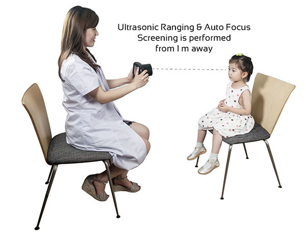 Sw800 Optometría para niños Máquina portátil Refractor automático