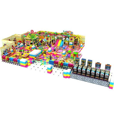 Candy Style Kids Commercial Indoor Playground Equipment with Handwork Area