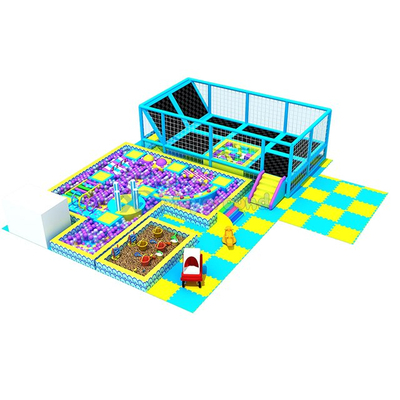 Ocean Theme Indoor Play Center Ball Pit with Trampoline