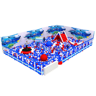 Ocean Theme Soft Children Indoor Playground with Ball Pit