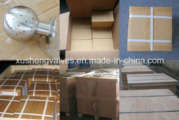 Гигиенический болт CIP на 360 градусов из нержавеющей стали заканчивается статическим чистящим шариком